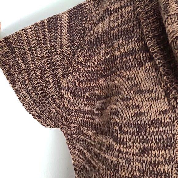 Ellen Parker Short Sleeve Sweater Dress with Cowl Neck, Size XL - Picture 3 of 8